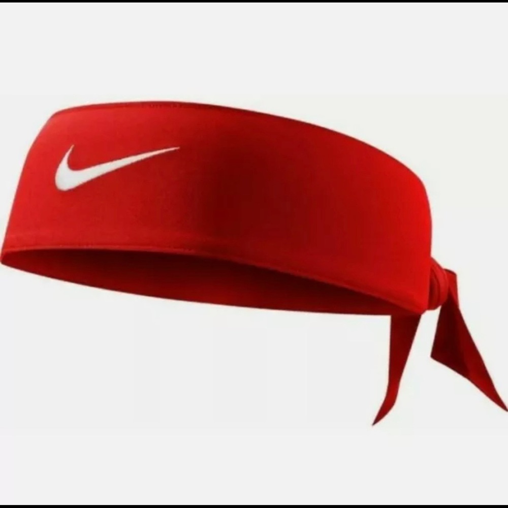 Nike Dri-Fit Head Tie 4.0 Adult Unisex Gym Red/White